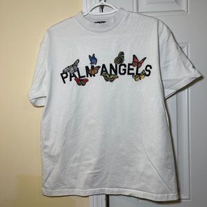 Palm Angels Butterflies Tshirt White Small
